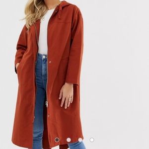 Pumpkin Spice ASOS Trech Coat Jacket